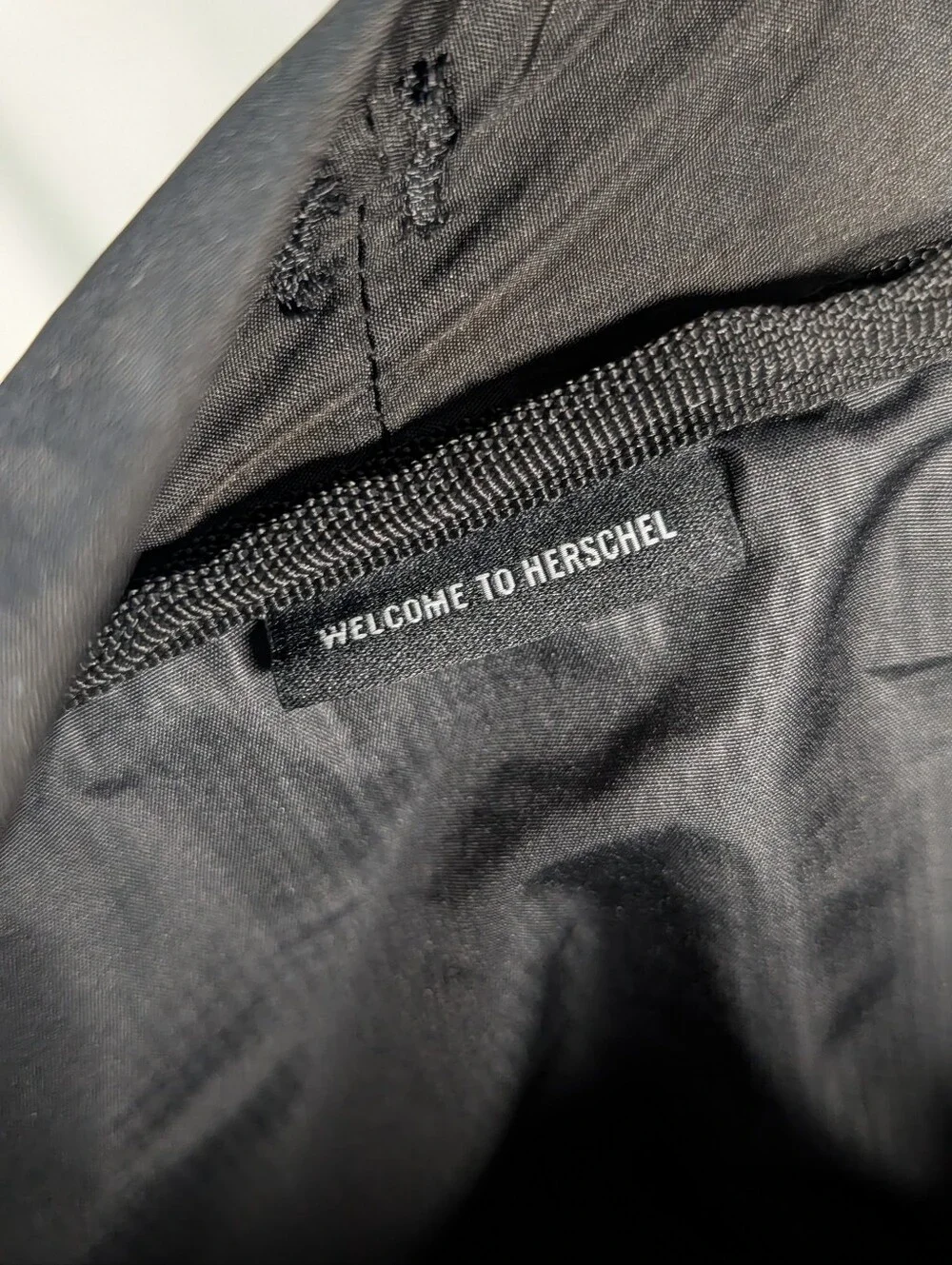 Herschel Supply Company Black Backpack with Brown Straps